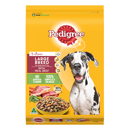 Pedigree dog on sale food website