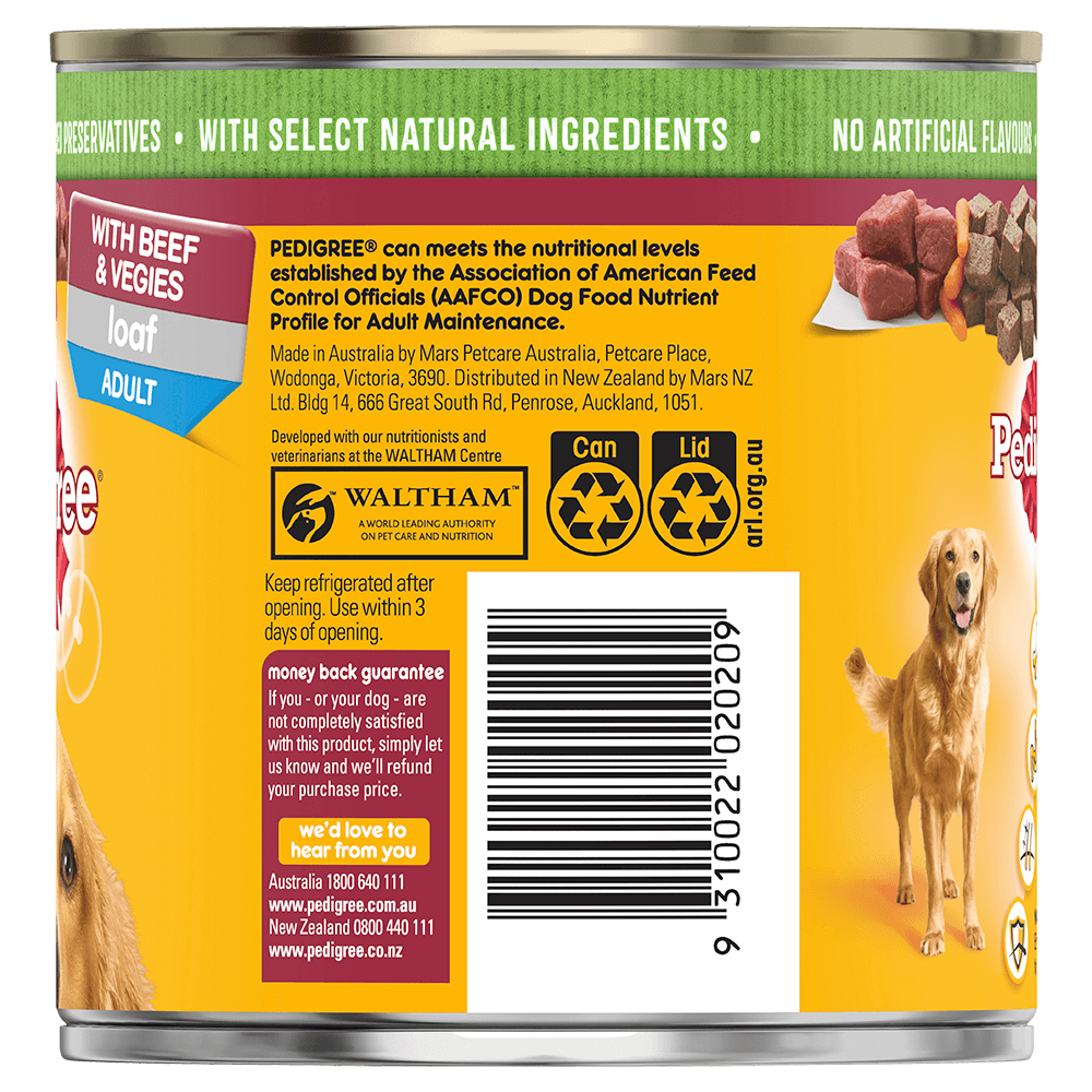 Wet dog food ingredients 2025