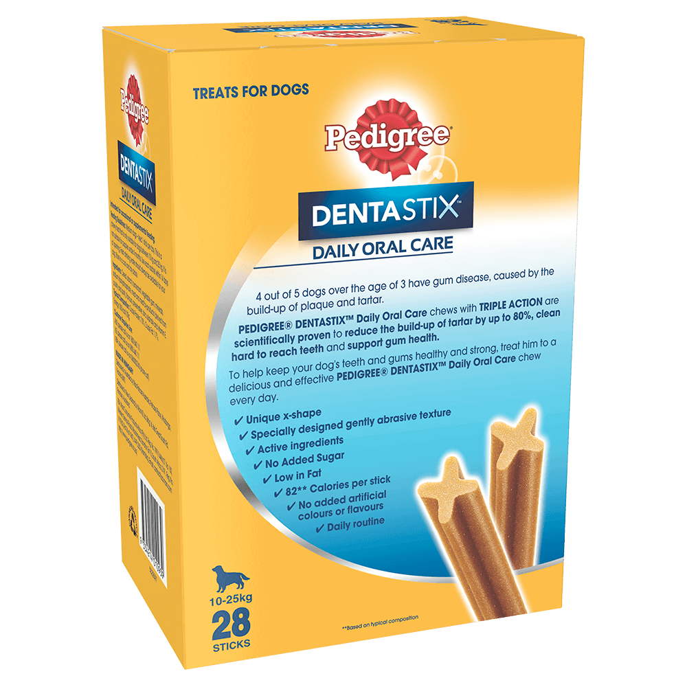 PEDIGREE® DentaStix™ Med 28pk 720g back