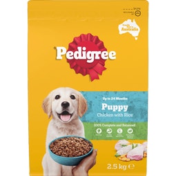 PEDIGREE® Puppy Dry Dog Food Chicken with Rice image