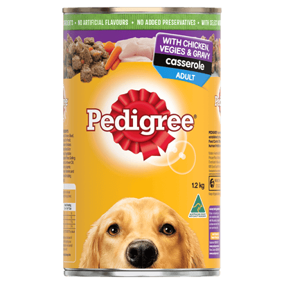 PEDIGREE® Adult Wet Dog Food Chicken, Rice & Vegies Casserole 