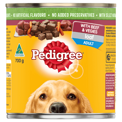 PEDIGREE® Adult Wet Dog Food With Beef & Vegies Loaf