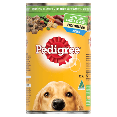 PEDIGREE® Adult Wet Dog Food with Lamb, Pasta & Vegies Homestyle
