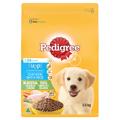 PEDIGREE® Puppy Dry Dog Food Chicken with Rice