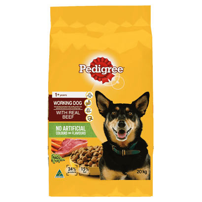 PEDIGREE® Working Adult Dog Dry Dog Food with Real Beef