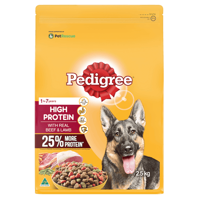PEDIGREE® High Protein Dry Dog Food With Real Beef & Lamb