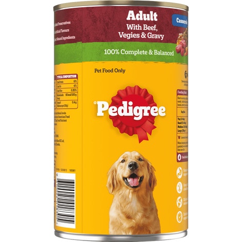 image 9310022018305_2_PEDIGREE_Adult_Wet_Dog_Food_with_Beef__Vegies___Gravy_Casserole_1