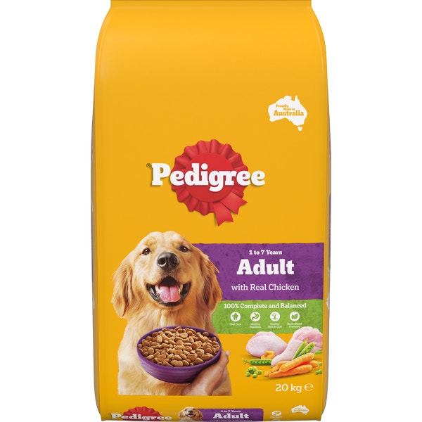 image 9334214150550_1_PEDIGREE_Adult_Dry_Dog_Food_with_Real_Chicken_20kg